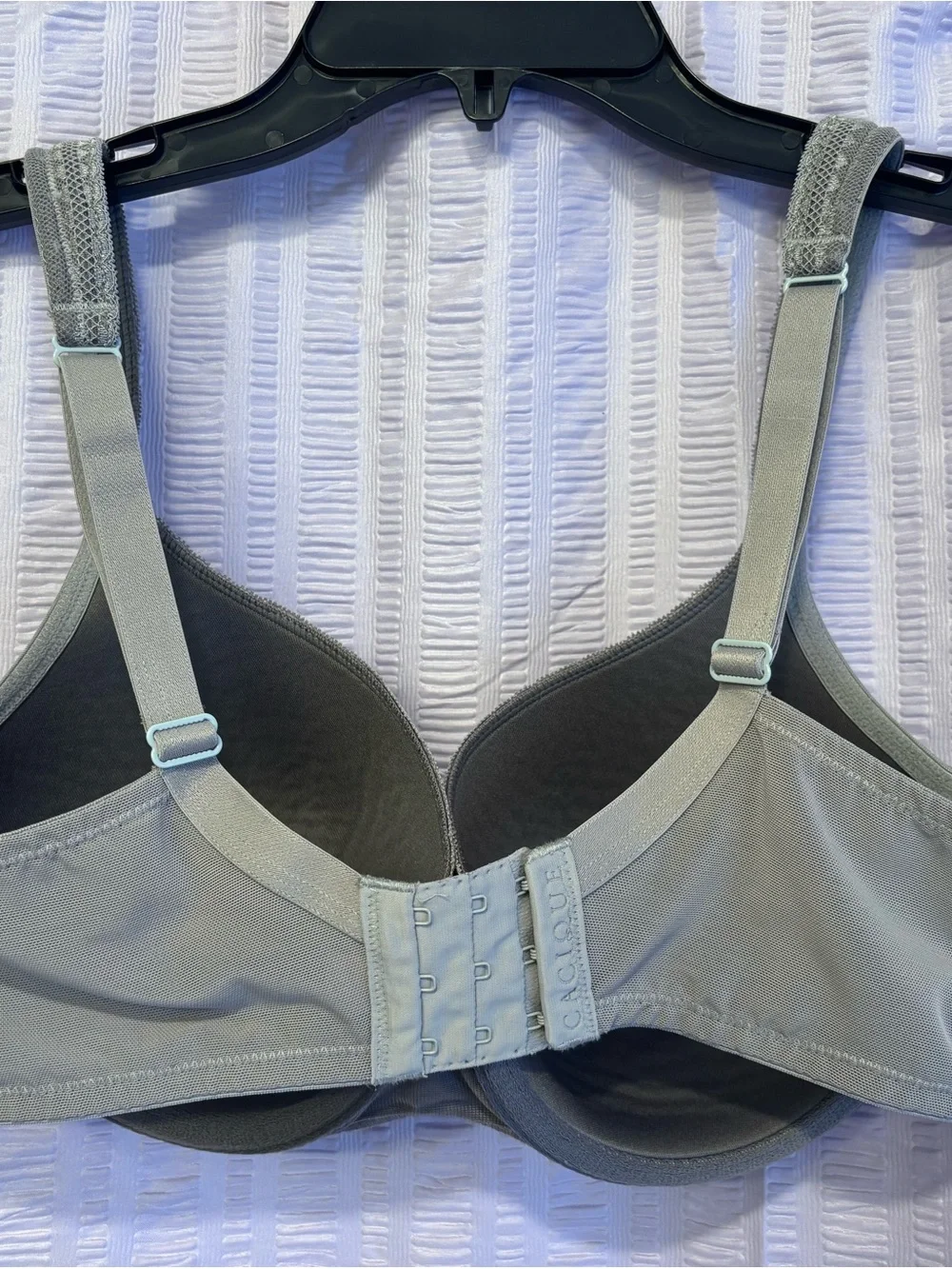Cacique Lace Underwire Bra - Light Gray